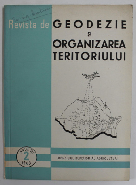 REVISTA DE GEODEZIE SI ORGANIZAREA TERITORIULUI , ANUL VIII , NR. 2 , 1963