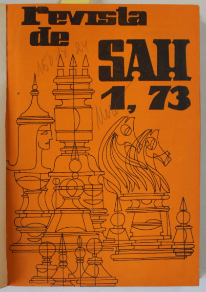 REVISTA DE SAH , ORGAN AL FEDERATIEI ROMANE DE SAH ,  COLEGAT DE 24  NUMERE SUCCESIVE , IANUARIE 1973 - DECEMBRIE 1974