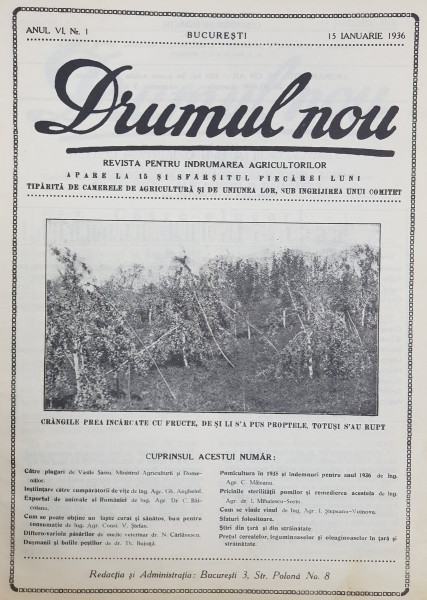 REVISTA 'DRUMUL NOU', ANUL V, 1936