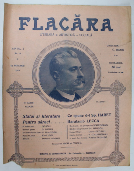 REVISTA FLACARA , ANUL I , NR. 13 , 14 IANUARIE 1912 * DEFECT LA BLOCUL DE FILE