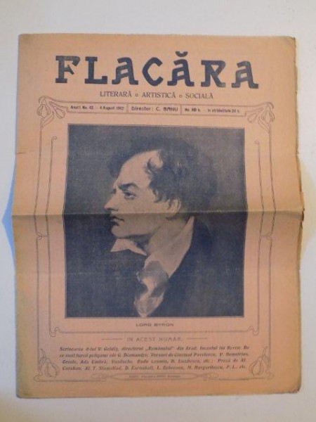 REVISTA FLACARA , ANUL I , NR. 42 , 4 AUGUST 1912