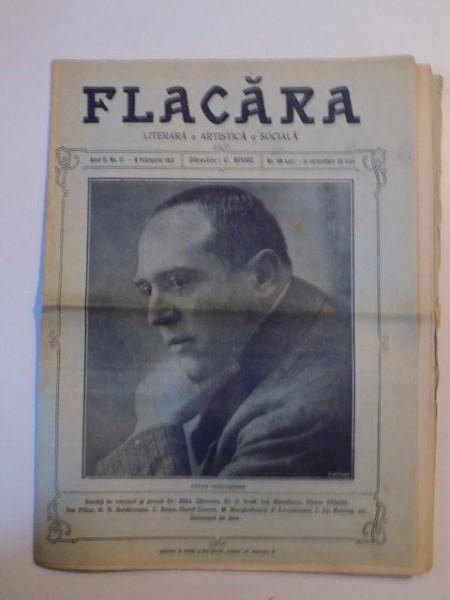REVISTA FLACARA , ANUL II , NR. 17 , 9 FEBRUARIE 1913