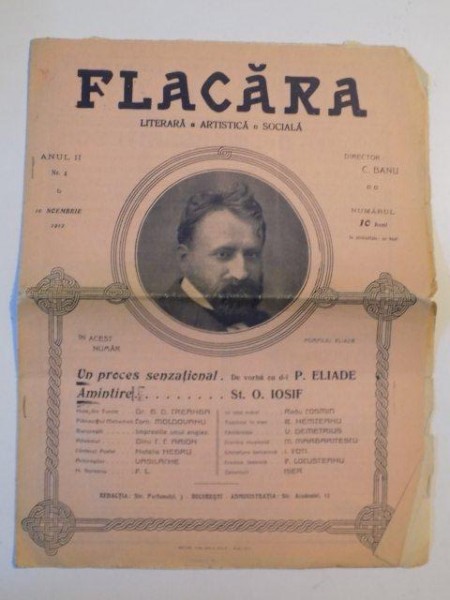 REVISTA FLACARA , ANUL II , NR. 4 , 10 NOIEMBRIE 1912