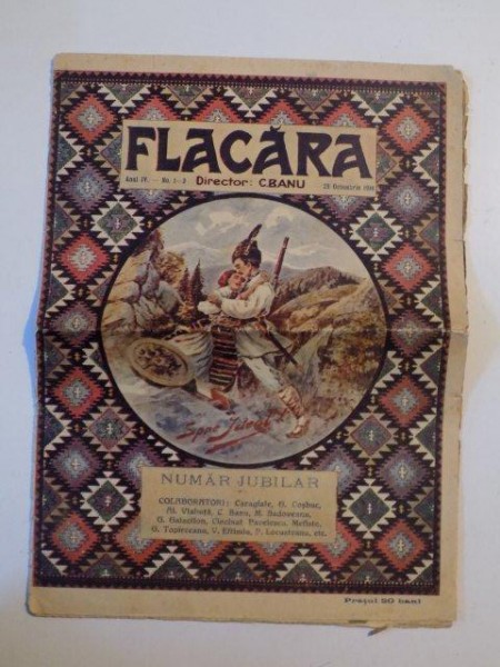 REVISTA FLACARA , ANUL IV , NR. 1-2 , 25 OCTOMBRIE 1914