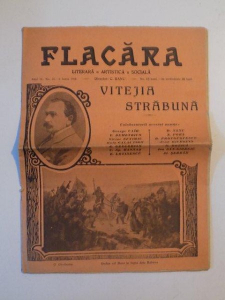 REVISTA FLACARA , ANUL IV , NR. 34 - 6 IUNIE , 1915