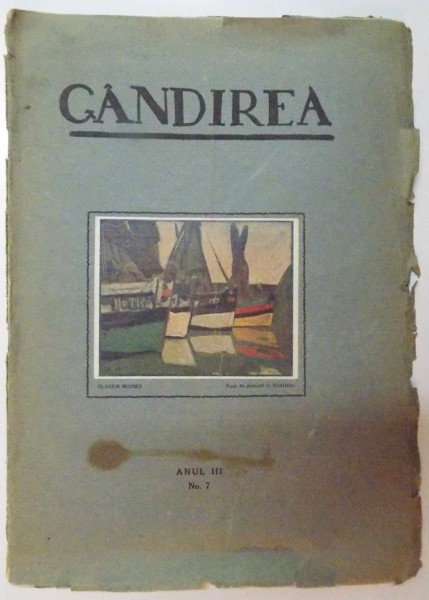 REVISTA ''GANDIREA'', ANUL III, NR. 7