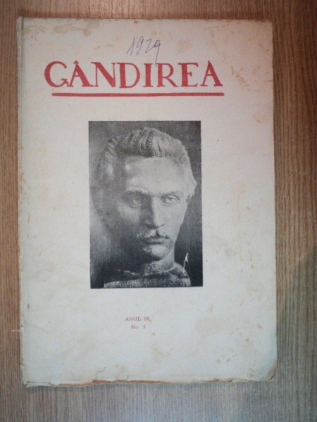 REVISTA GANDIREA ANUL IX , NR 3 , 1929