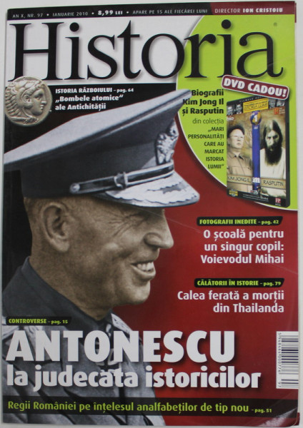 REVISTA HISTORIA , AN X , NR 97 , IANUARIE 2010