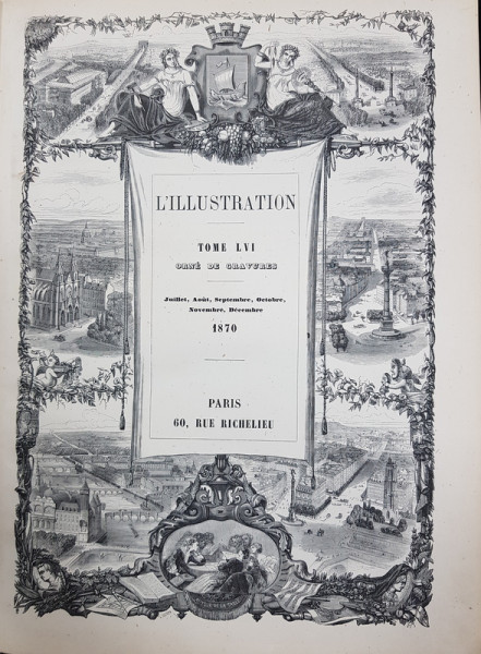 REVISTA L' ILLUSTRATION ', JUILLET - DECEMBRIE, 1870