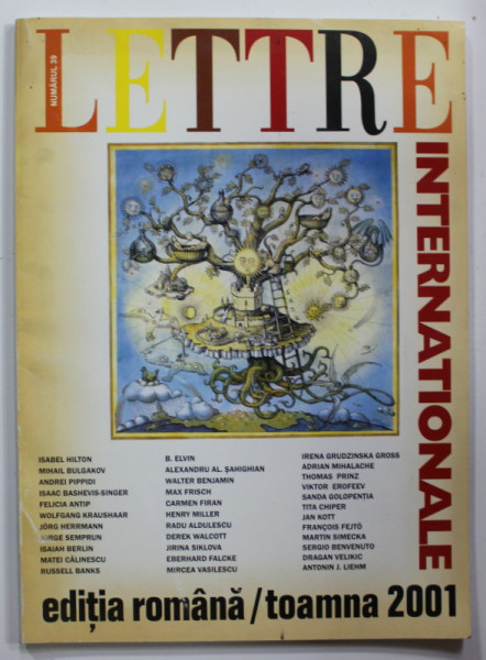 REVISTA '' LETTRE  INTERNATIONAL '', EDITIA ROMANA , TOAMNA 2001