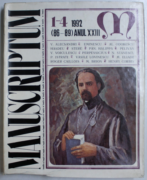 REVISTA MANUSCRIPTUM NR. 1-4 (86-89) ANUL XXIII , 1992