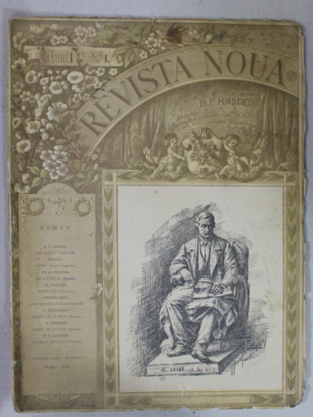 REVISTA NOUA , DIRECTOR B.P. HASDEU , ANUL I , NR. 1 , 15 DECEMBRIE , 1887