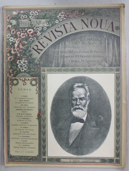 REVISTA NOUA , DIRECTOR B.P. HASDEU , ANUL II , NR. 2 , 15 FEBRUARIE, 1889