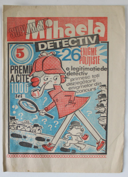 REVISTA PENTRU COPII ' MIHAELA DETECTIV ' , NR. 5 , ANII   ' 90