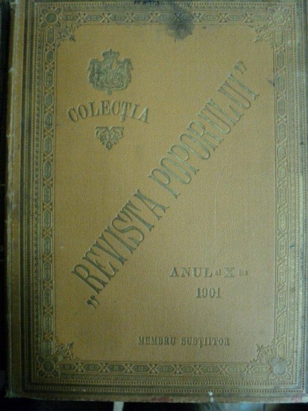 Revista poporului 12 numere pe tot anul ANUL X  1901