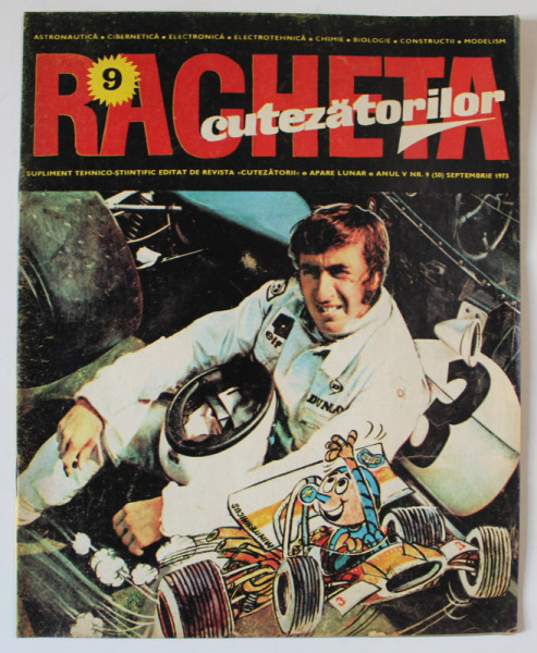 REVISTA RACHETA CUTEZATORILOR , SUPLIMENT TEHNICO - STIINTIFIC , ANUL V , NUMARUL 9 , SEPTEMBRIE , 1973