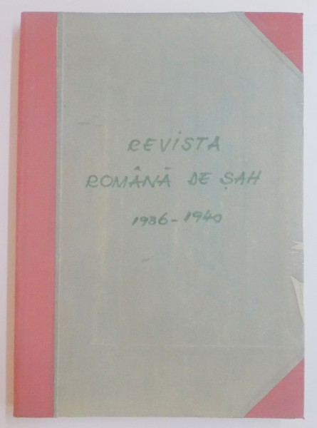 REVISTA ROMANA DE SAH , 1936-1940