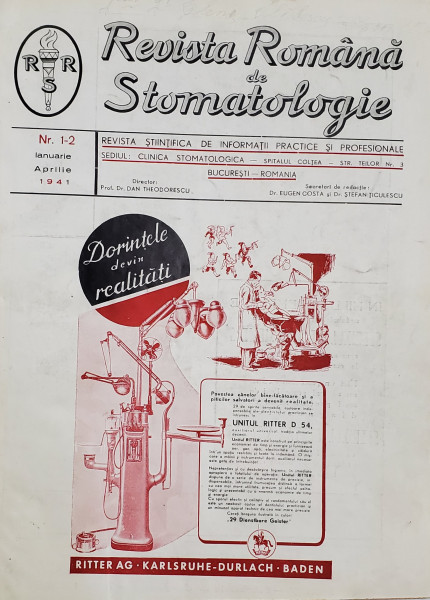 REVISTA ROMANA DE STOMATOLOGIE, 1941-1942