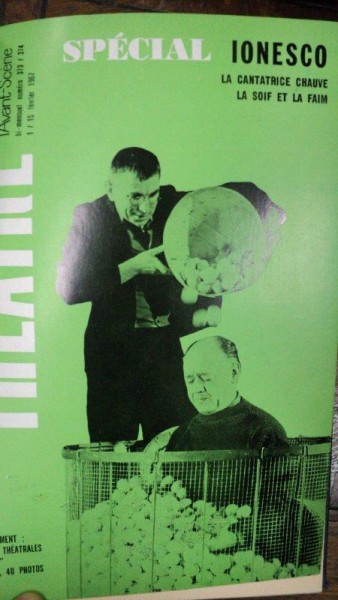 Revista Theatre L'Avant Scene, Numar special Eugene Ioonesco, anul 1967