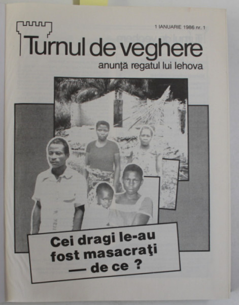 REVISTA  '' TURNUL DE VEGHERE  '' , ANII 1986 - 1987, COLIGAT DE 24 NUMERE
