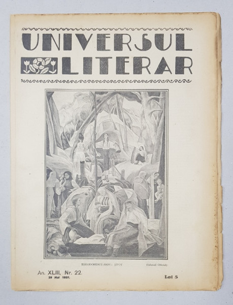 REVISTA 'UNIVERSUL LITERAR', ANUL XLIII, NR. 23,29 MAI 1927