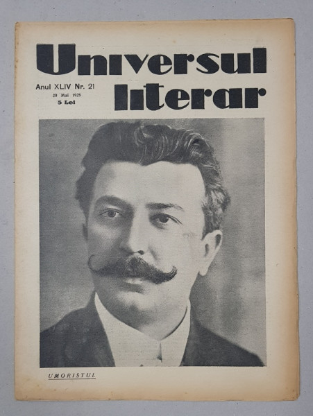REVISTA 'UNIVERSUL LITERAR', ANUL XLIV, NR. 21, 20 MAI 1928