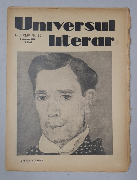 REVISTA 'UNIVERSUL LITERAR', ANUL XLIV, NR. 32, 5 AUGUST 1928