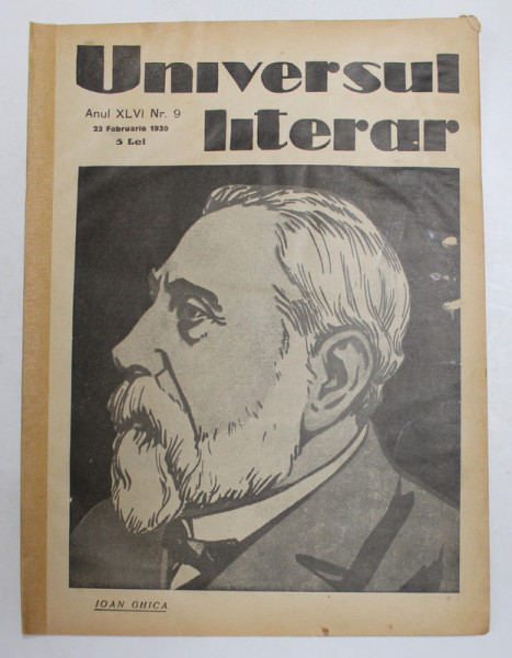 REVISTA 'UNIVERSUL LITERAR', ANUL XLVI, NR. 9, 23 FEBRUARIE 1930