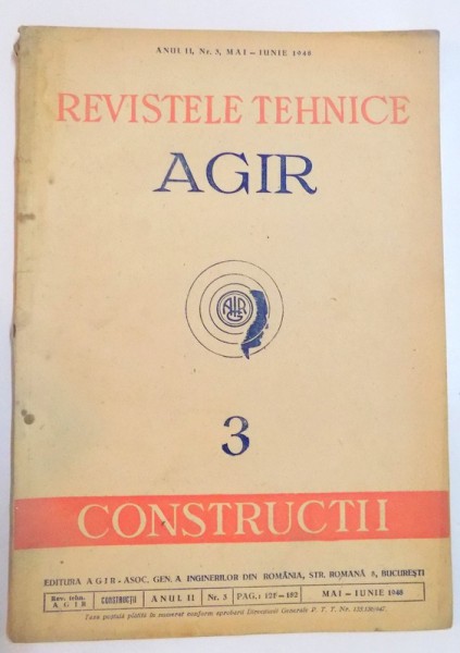 REVISTELE TEHNICE  , NR. 3 , MAI-IUNIE 1948