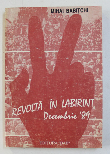 REVOLTA IN LABIRINT - DECEMBRIE ' 89 de MIHAI BABITCHI , 1996