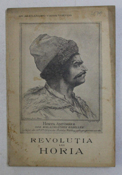 REVOLUTIA LUI HORIA de ALEXANDRU VAIDA - VOEVOD , 1934
