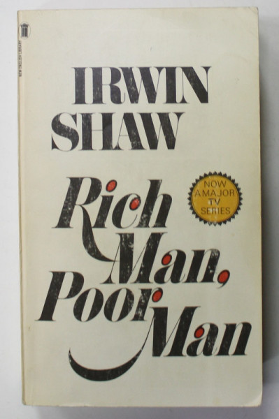 RICH MAN , POOR MAN by IRWIN SHAW , 1979