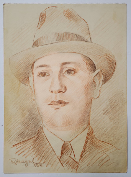 Richard Mayol (1896-1972) - Portret de barbat