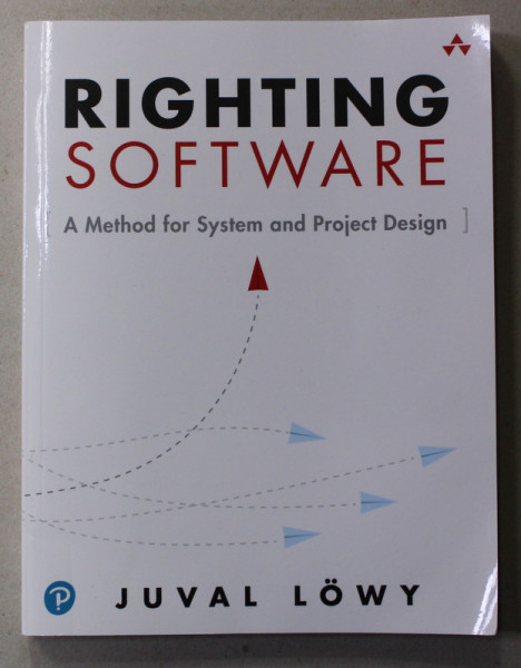 RIGHTING SOFTWARE - A METHOD FOR SYSTEM AND PROJECT DESIGN by JUVAL LOWY , 2020 , PREZINTA URME DE INDOIRE *