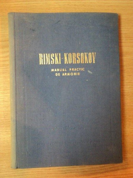 RIMSKI - KORSAKOV . MANUAL PRACTIC DE ARMONIE , 1955