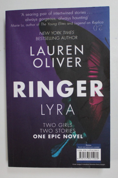 RINGER - LYRA  / GEMMA by LAUREN OLIVER , COLIGAT DE DOUA CARTI , TIPARITA FATA  - VERSO , 2018 , PREZINTA URME DE INDOIRE