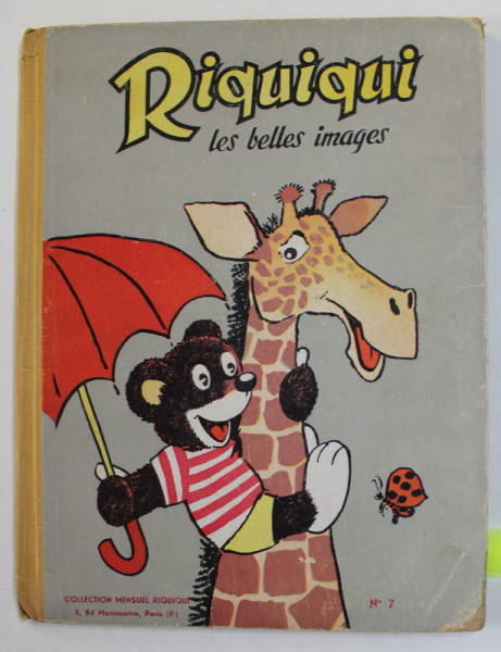 RIQUIQUI , LE BELLES IMAGES , COLIGAT DE 6 NUMERE , REVISTA DE BENZI DESENATE PENTRU COPII , 1954
