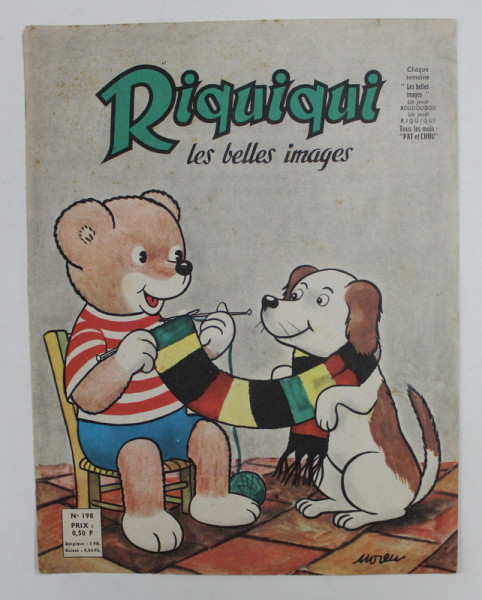 RIQUIQUI , LES BELLES IMAGES , NO. 198 , MARS  , 1964