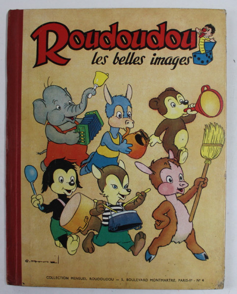 RIQUIQUI , LES BELLES IMAGES , REVISTA PENTRU COPII , COLIGAT DE 6 NUMERE ( 19-24 ) , 1952