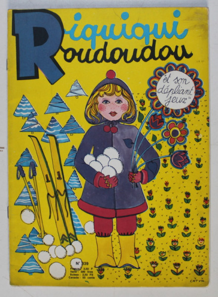 RIQUIQUI ROUDOUDOU - LE JOURNAL QUI SE DEPLIE NR. 339