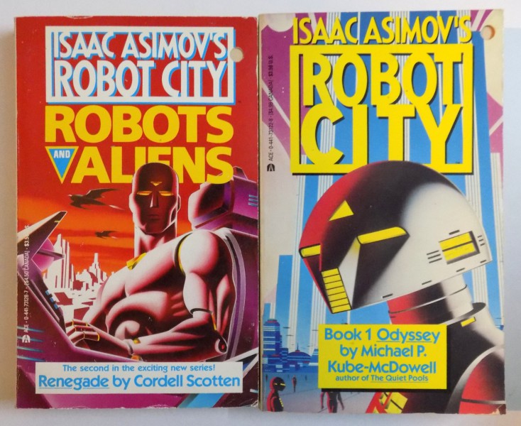 ROBOT CITY , VOL I - II de ISAAC ASIMOV , 1987