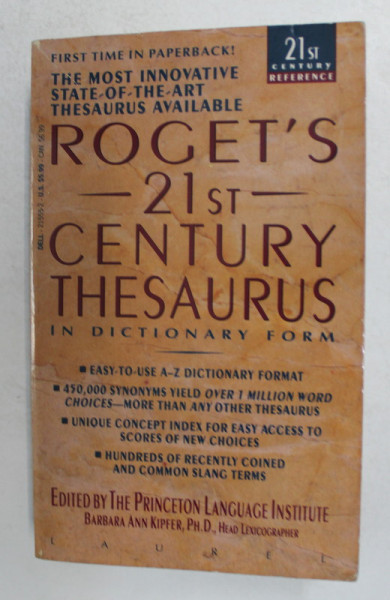 ROGET 'S 21 st CENTURY THESAURUS IN DICTIONARY FORM , 1993