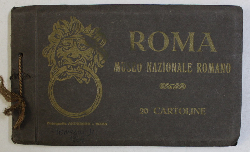ROMA  - MUSEO NAZIONALE ROMANO  - 20 CARTOLINE , FOTOGRAFIA ANDERSON , ROMA , EDITIE INTERBELICA