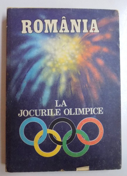 ROMANIA LA JOCURILE OLIMPICE de MARIA BUCUR - IONESCU ...ANGHEL VRABIE , 1986