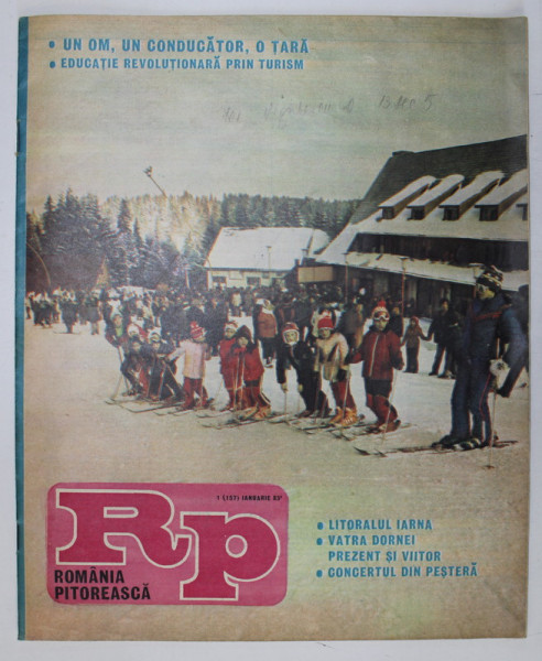 ROMANIA PITOREASCA , REVISTA LUNARA DE TURISM , NR. 1, 1985