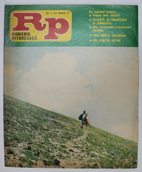 ROMANIA PITOREASCA , REVISTA LUNARA DE TURISM , NR. 3, 1982