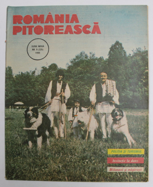 ROMANIA PITOREASCA , REVISTA LUNARA  DE TURISM  , NR. 9, 1990