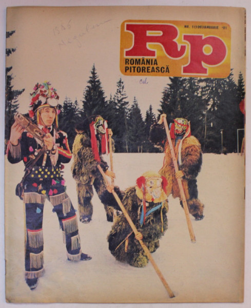 ROMANIA PITOREASCA , REVISTA LUNARA EDITATA DE MINISTERUL TURISMULUI , NR.1, IANUARIE  , 1981