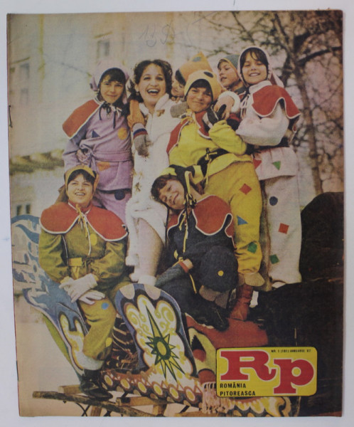 ROMANIA PITOREASCA , REVISTA LUNARA EDITATA DE MINISTERUL TURISMULUI , NR.1 , IANUARIE ,  1987
