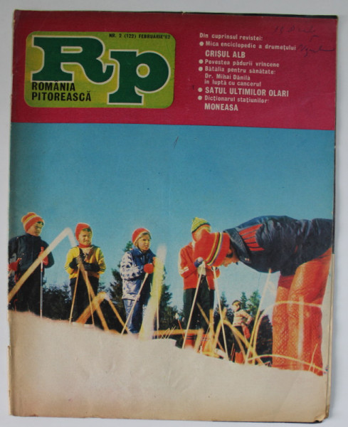 ROMANIA PITOREASCA , REVISTA LUNARA EDITATA DE MINISTERUL TURISMULUI , NR.2 , 1982